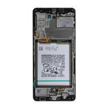 Samsung Samsung Galaxy A42 5G Skjerm med LCD Display + Batteri Original - Svart