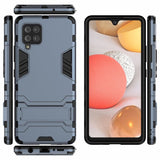 Samsung Galaxy A42 5G Deksel Armor Stativfunksjon Blå