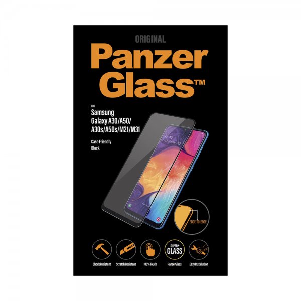 PanzerGlass Samsung Galaxy A50 Skjermbeskytter CaseFriendly Edge-to-Edge