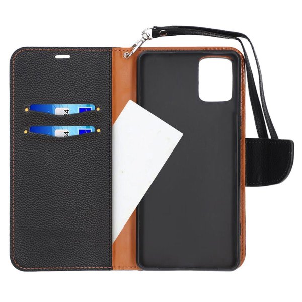 Samsung Galaxy A51 Etui med Stativ Svart