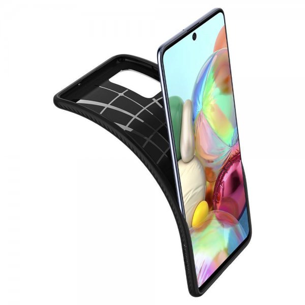 Spigen Samsung Galaxy A51 Deksel Liquid Air Matte Black