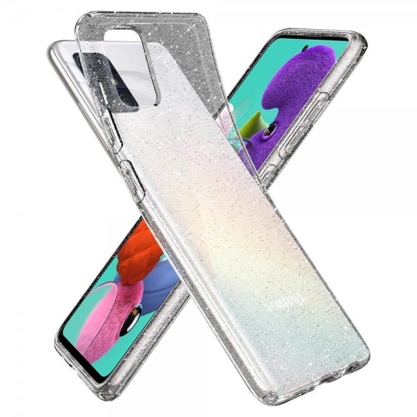 Spigen Samsung Galaxy A51 Deksel Liquid Crystal Glitter Crystal Quartz