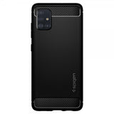 Spigen Samsung Galaxy A51 Deksel Rugged Armor Matte Black
