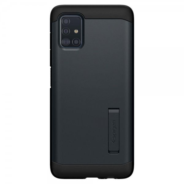 Spigen Samsung Galaxy A51 Deksel Tough Armor Metal Slate