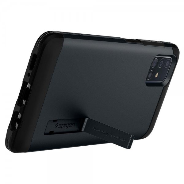 Spigen Samsung Galaxy A51 Deksel Tough Armor Metal Slate