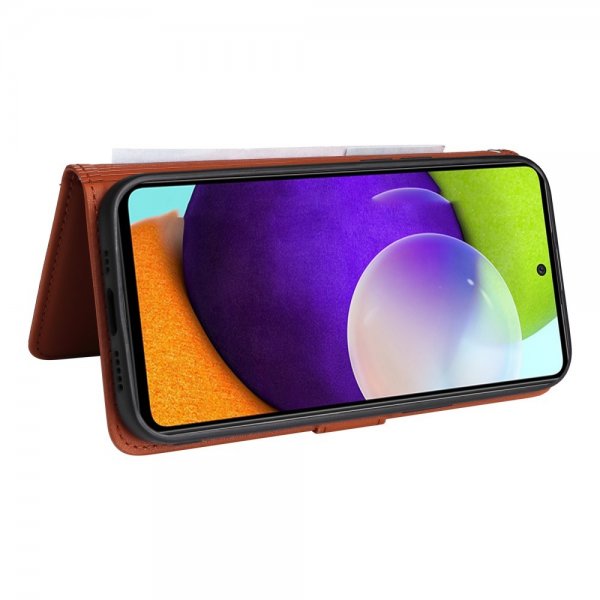 Betopnice Samsung Galaxy A52/A52s 5G Etui Avtagbart Deksel 005 Brun