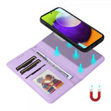 Betopnice Samsung Galaxy A52/A52s 5G Etui Avtagbart Deksel 005 Lilla