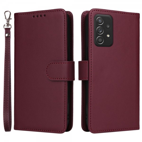 Betopnice Samsung Galaxy A52/A52s 5G Etui Avtagbart Deksel 005 Rød