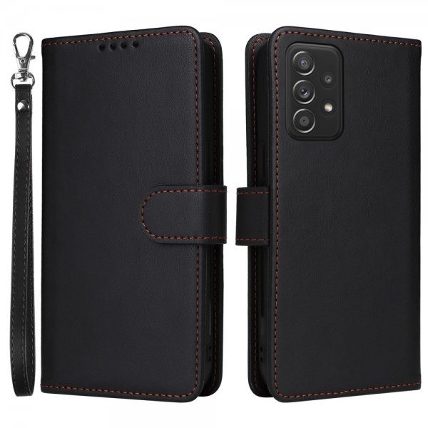 Betopnice Samsung Galaxy A52/A52s 5G Etui Avtagbart Deksel 005 Svart