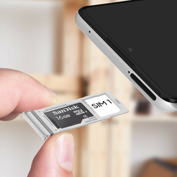 Samsung Galaxy A52s simkortsholder - Hvit