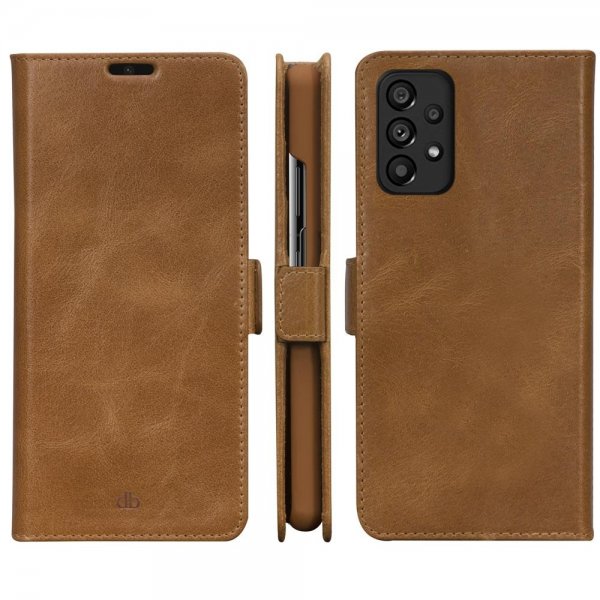dbramante1928 Samsung Galaxy A53 5G Etui Lynge Avtakbart Deksel Tan
