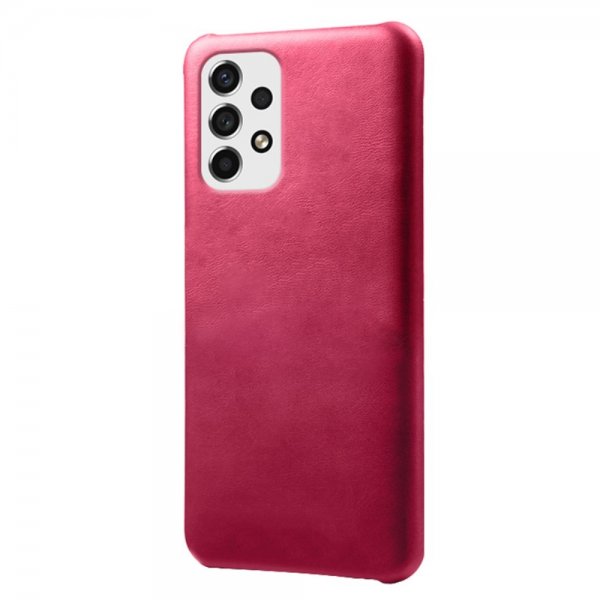 Samsung Galaxy A53 5G Deksel Skinntekstur Magenta
