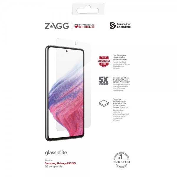 Zagg InvisibleShield Samsung Galaxy A53 5G Skjermbeskytter Glass Elite