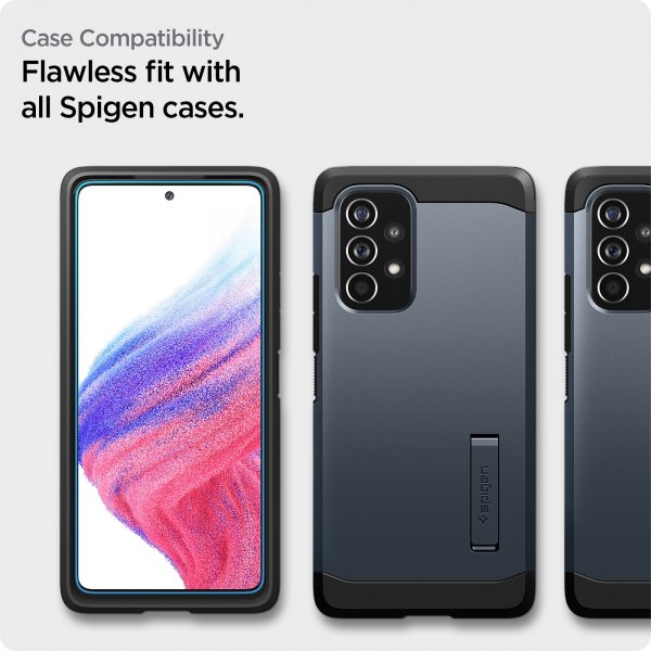 Spigen Samsung Galaxy A53 5G Skjermbeskytter GLAS.tR ALIGNmaster 2-pack