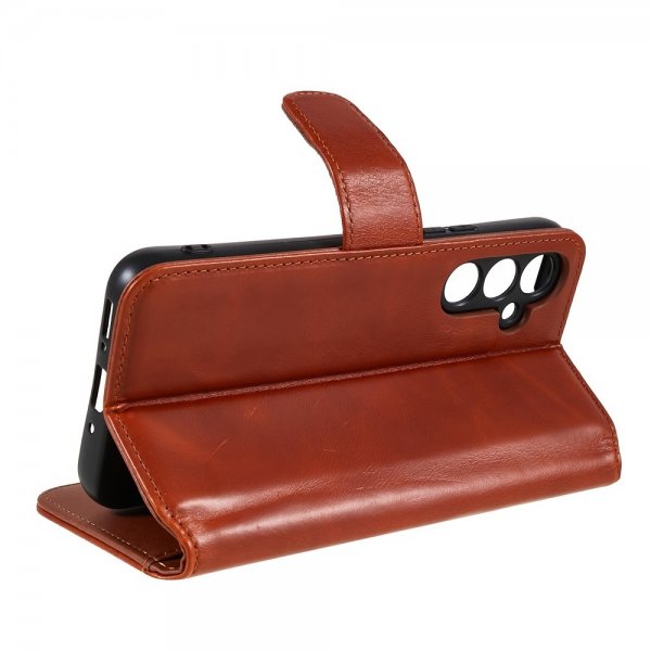Nordic Covers Samsung Galaxy A54 5G Etui Essential Leather Maple Brown