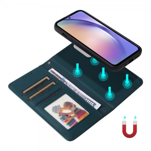 Betopnice Samsung Galaxy A54 5G Etui Avtagbart Deksel 005 Blå