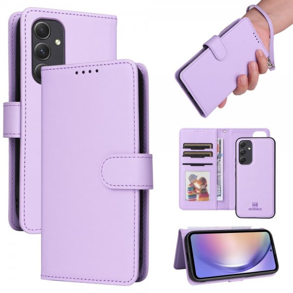 Betopnice Samsung Galaxy A54 5G Etui Avtagbart Deksel 005 Lilla