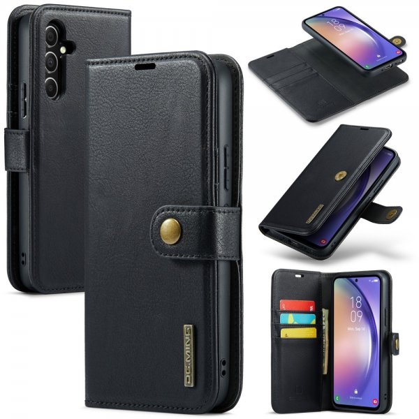 Dg.Ming Samsung Galaxy A54 5G Etui Avtagbart Deksel Svart