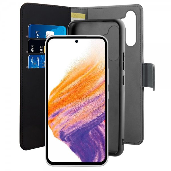 Puro Samsung Galaxy A54 5G Etui Wallet Detachable 2 in 1 Svart