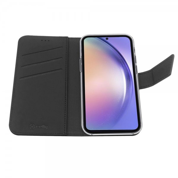 Celly Samsung Galaxy A54 5G Etui Wally Wallet Case Svart