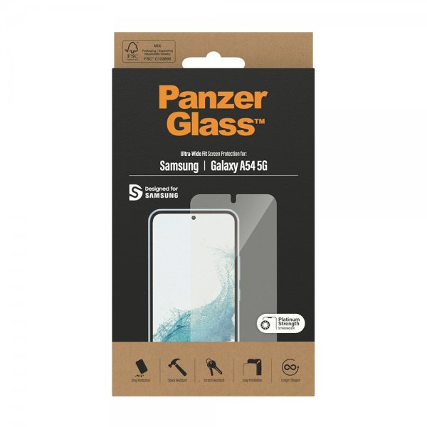 PanzerGlass Samsung Galaxy A54 5G Skjermbeskytter Ultra-Wide Fit