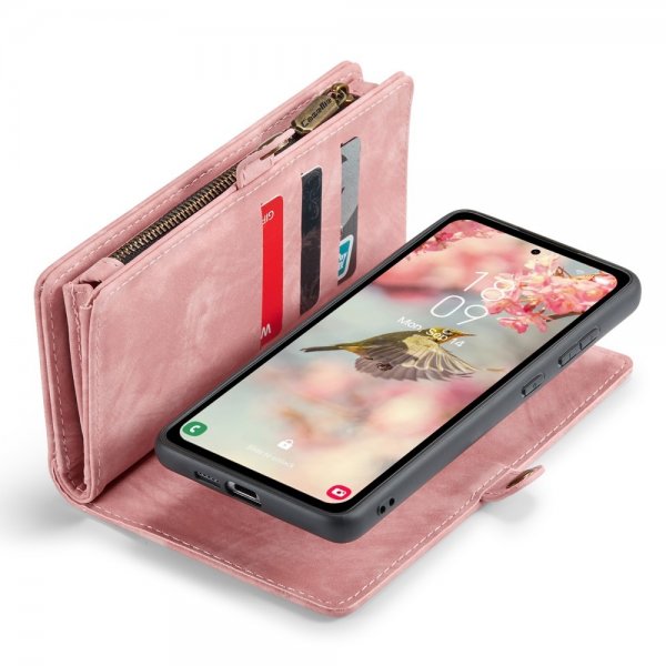 CaseMe Samsung Galaxy A55 Etui 008 Series Avtakbart Deksel Rosa