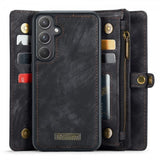 CaseMe Samsung Galaxy A55 Etui 008 Series Avtakbart Deksel Svart