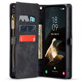 CaseMe Samsung Galaxy A55 Etui 008 Series Avtakbart Deksel Svart