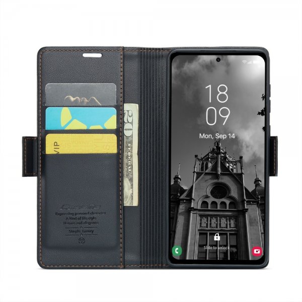 CaseMe Samsung Galaxy A55 Etui 023 Series Svart