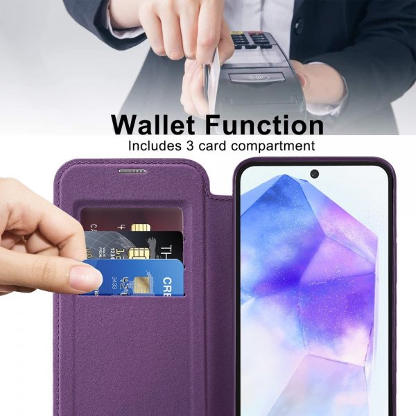 Samsung Galaxy A55 Etui MagSafe Lilla