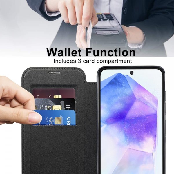 Samsung Galaxy A55 Etui MagSafe Svart