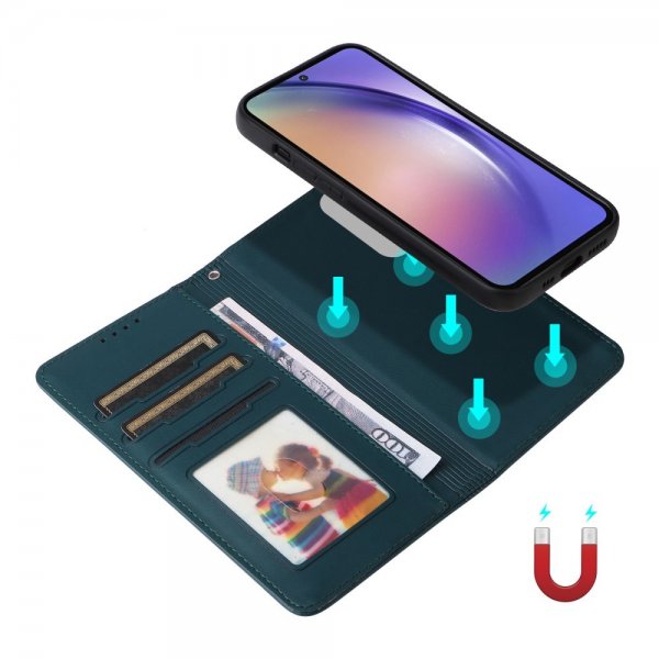 Betopnice Samsung Galaxy A55 Etui Avtagbart Deksel 005 Blå