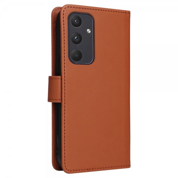 Betopnice Samsung Galaxy A55 Etui Avtagbart Deksel 005 Brun