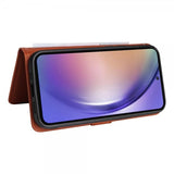 Betopnice Samsung Galaxy A55 Etui Avtagbart Deksel 005 Brun