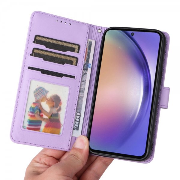 Betopnice Samsung Galaxy A55 Etui Avtagbart Deksel 005 Lilla