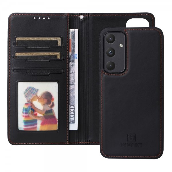 Betopnice Samsung Galaxy A55 Etui Avtagbart Deksel 005 Svart