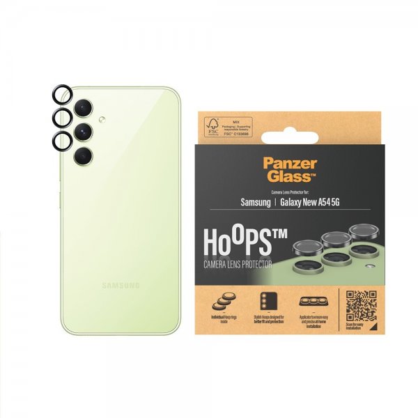 PanzerGlass Samsung Galaxy A55 Kamerabeskytter Hoops Svart