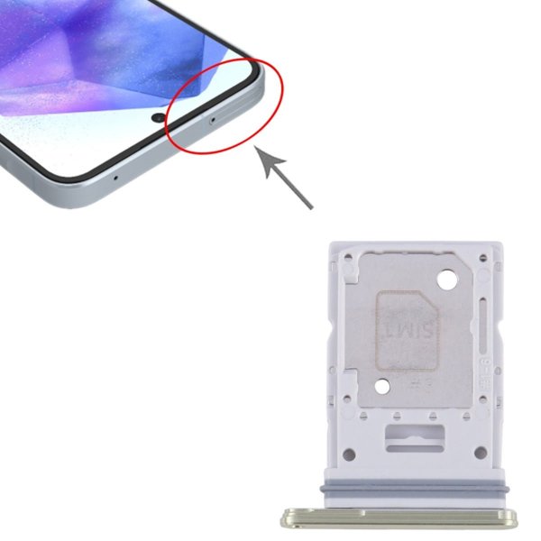 Samsung Galaxy A55 SIM-kortholder - Gul