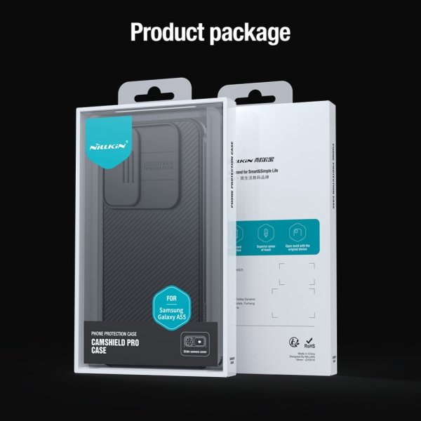 Nillkin Samsung Galaxy A55 Deksel CamShield Pro Svart
