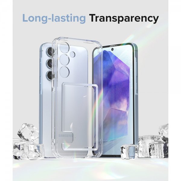 Ringke Samsung Galaxy A55 Deksel Fusion Card Clear