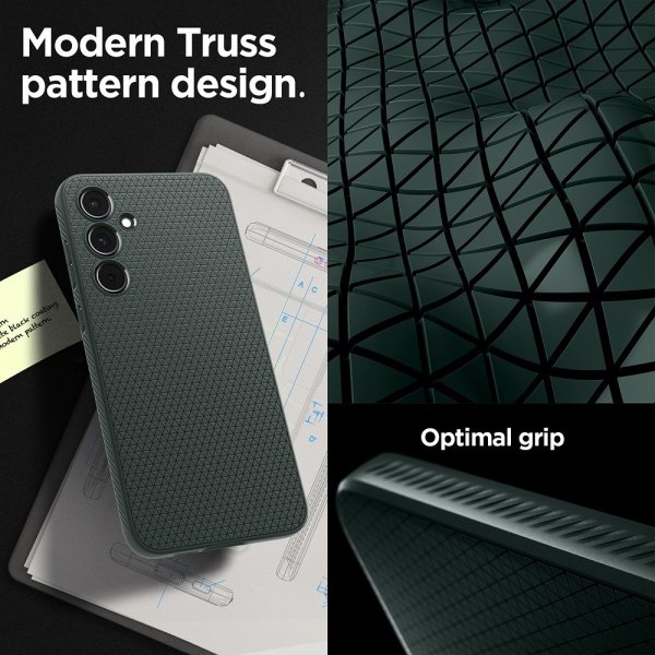 Spigen Samsung Galaxy A55 Deksel Liquid Air Abyss Green