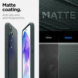 Spigen Samsung Galaxy A55 Deksel Liquid Air Abyss Green