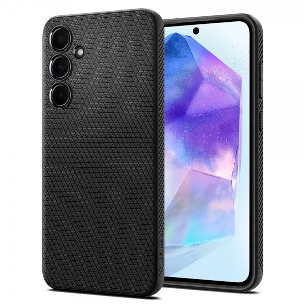Spigen Samsung Galaxy A55 Deksel Liquid Air Matte Black