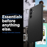 Spigen Samsung Galaxy A55 Deksel Liquid Air Matte Black