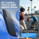 Spigen Samsung Galaxy A55 Deksel Liquid Air Matte Black