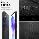 Spigen Samsung Galaxy A55 Deksel Liquid Air Matte Black