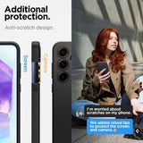 Spigen Samsung Galaxy A55 Deksel Liquid Air Matte Black