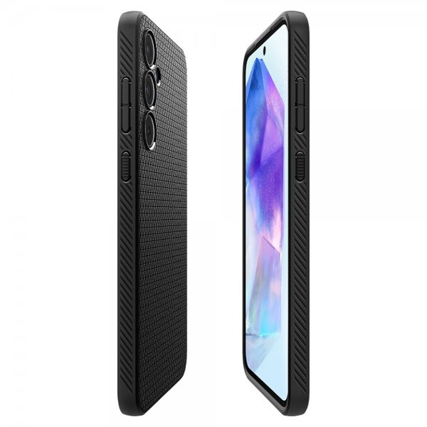 Spigen Samsung Galaxy A55 Deksel Liquid Air Matte Black