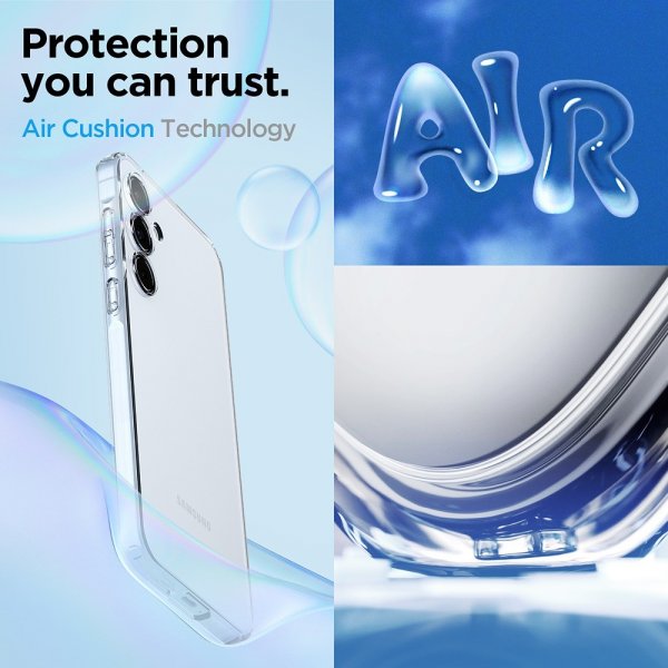 Spigen Samsung Galaxy A55 Deksel Liquid Crystal Crystal Clear