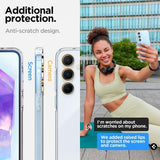 Spigen Samsung Galaxy A55 Deksel Liquid Crystal Crystal Clear